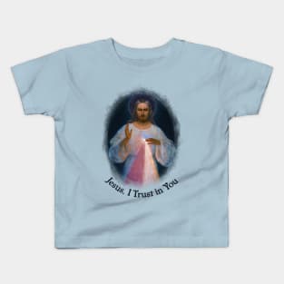 Jesus Divine Mercy Catholic St Margaret Mary Alacoque & Saint Faustina 200b Kids T-Shirt